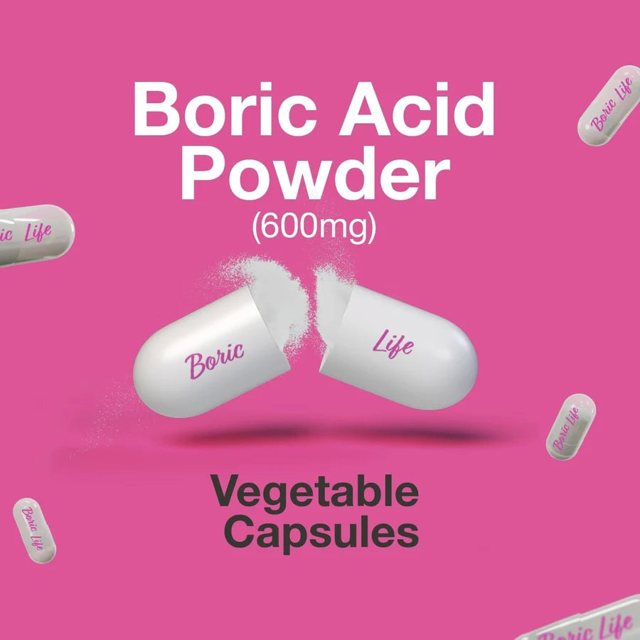 NutraBlast Supositorios vaginales de ácido bórico